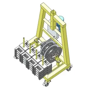 Custom self-lifting suspension bracket