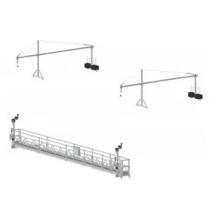 Pin-type Modular Temporary Suspended Platform