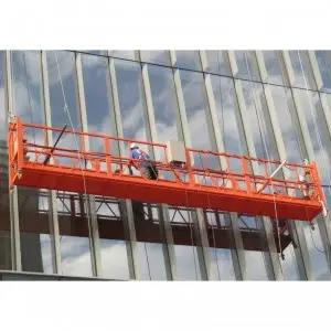 Suspension platform with serew-nut connection